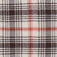 MALCOLM CRINKLED BROWN CHECKED